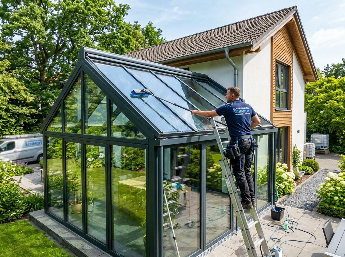 Streak-free window and conservatory cleaning by Pacolli